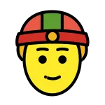 Person With Skullcap SVG Icon